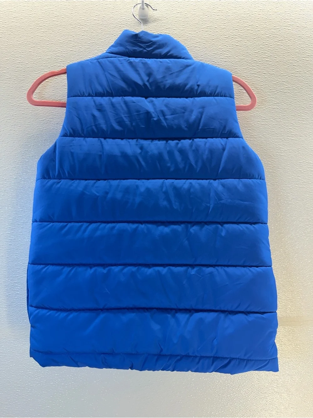 Puma Kids Puffer Vest Quilted Full Zip Blue Size M 10/12